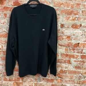 Men’s size 8 (Large) Cashmere Lacoste sweater in black